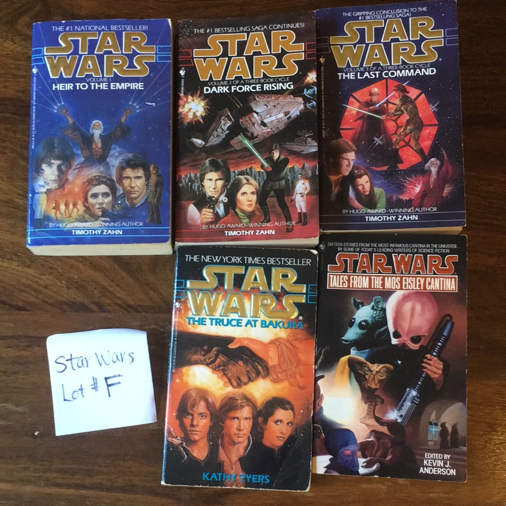 Star Wars PB Books (Lot #F) Mixed Paperbacks Some Vintage